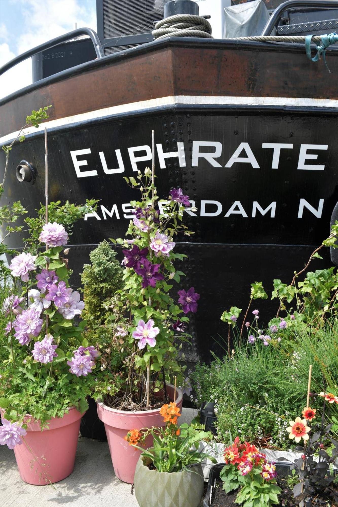 Bed and Breakfast Wheelhouse Euphrate Houseboat Diemen Екстер'єр фото